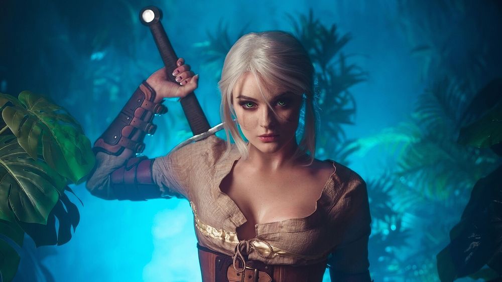 Обои для рабочего стола Цирилла Фиона Элен Рианнон / Cirilla Fiona Elen Riannon/ , она же Цири / Ciri/ — персонаж игры Ведьмак / Witcher