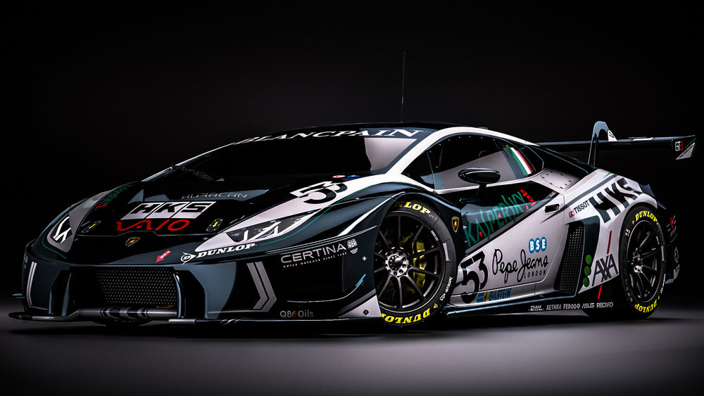 Обои для рабочего стола Спортивный Lamborghini Huracan GT3, by Zoki Nanco