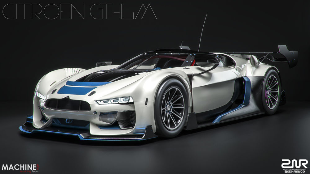 Обои для рабочего стола Спортивный Citroen GT-LM, by Zoki Nanco