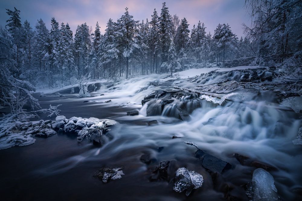 Обои для рабочего стола Зима на Ringerike, Norway / Рингерике, Норвегия, фотограф Ole Henrik Skjelstad