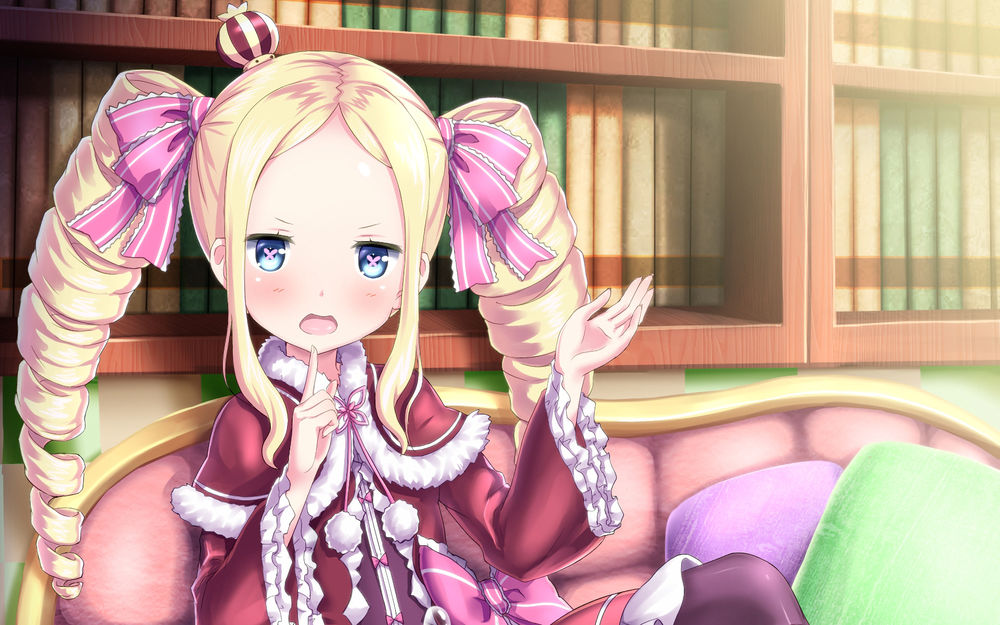 Обои для рабочего стола Beatrice / Беатрис из аниме Re:Zero kara Hajimeru Isekai Seikatsu / Re:Zero. Жизнь с нуля в альтернативном мире