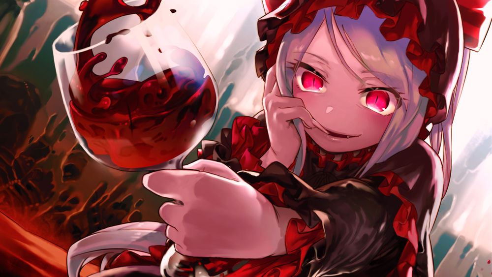 Обои для рабочего стола Shalltear Bloodfallen / Шаллтир Бладфоллен перонаж из аниме Overlord / Повелитель