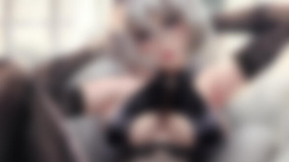 Обои на рабочий стол Девушка с голубыми глазами YoRHa №2 тип B персонаж из видеоигры NieR: Automata, by Prywinko