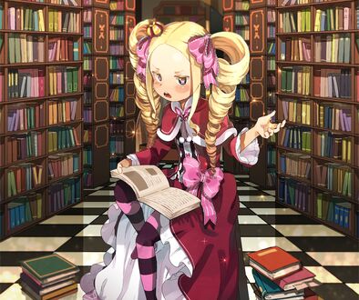 Обои на рабочий стол Beatrice / Беатрис из аниме Re:Zero kara Hajimeru Isekai Seikatsu / Re:Zero. Жизнь с нуля в альтернативном мире