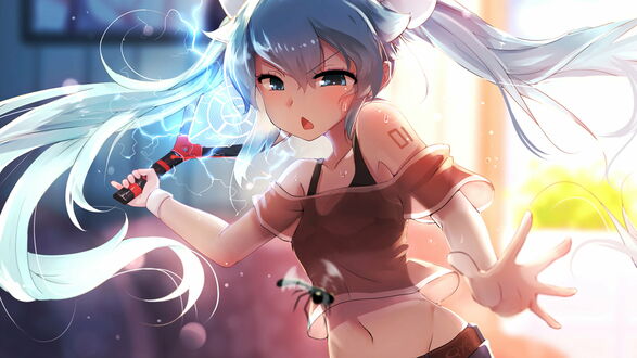 Обои на рабочий стол Vocaloid / Вокалоид Hatsune Miku / Хатсуне Мику / Мику Хацунэ