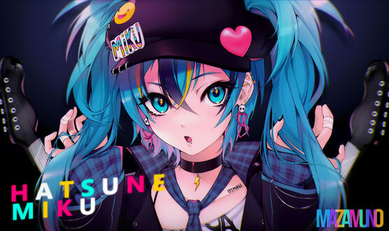 Обои на рабочий стол Vocaloid Hatsune Miku / Вокалоид Хатсунэ Мику