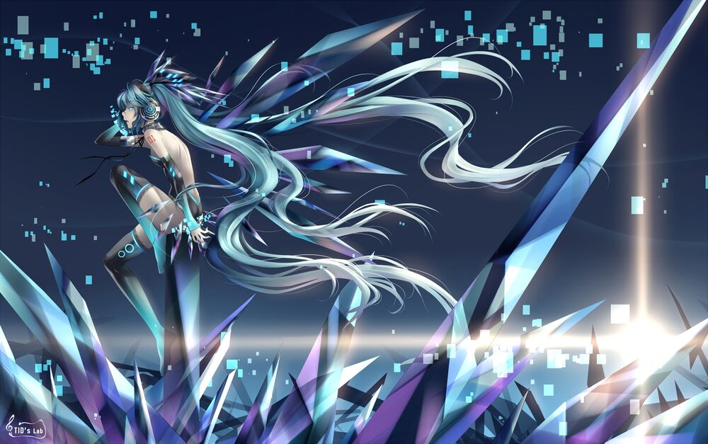 Hatsune miku обои на пк