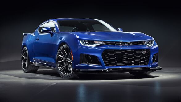 Обои на рабочий стол Синий Шевроле / Chevrolet