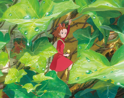 Обои на рабочий стол Ариэтти / Arrietty из аниме Ариэтти из страны лилипутов / Karigurashi no Arrietty