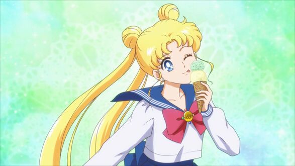 Обои на рабочий стол Usagi Tsukino / Усаги Цукино из аниме Сейлор Мун / Sailor Moon