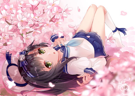 Обои на рабочий стол Персонаж из аниме Kantai Collection: KanColle / Флотская коллекция