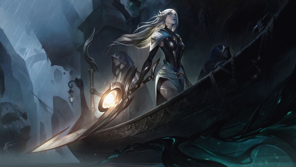 Обои для рабочего стола Диана / Diana из игры Лига Легенд / League of Legends
