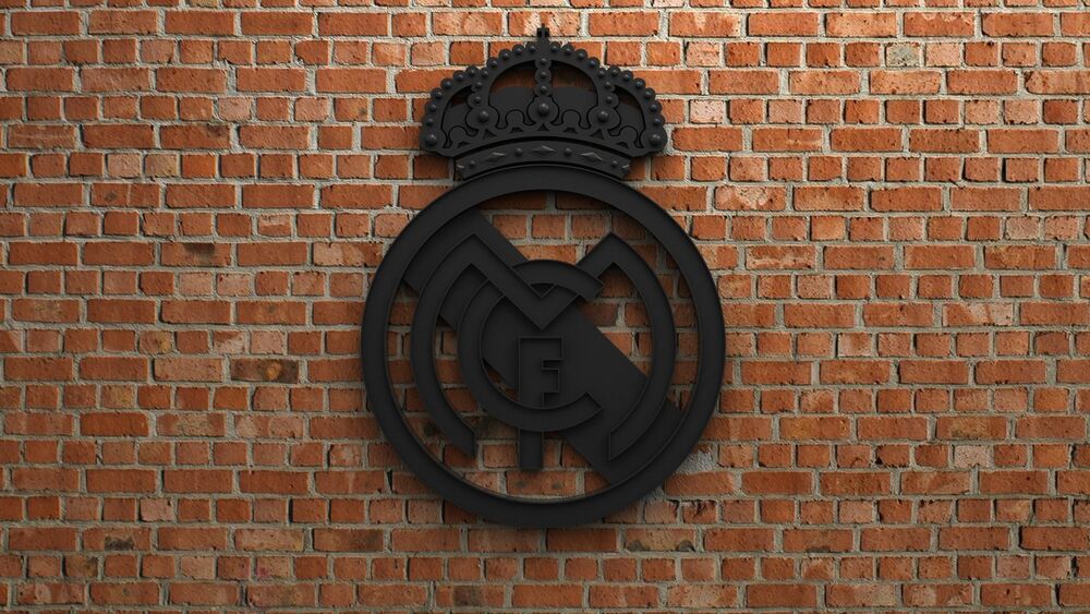 Векторная эмблема футбольного клуба Реал Мадрид
