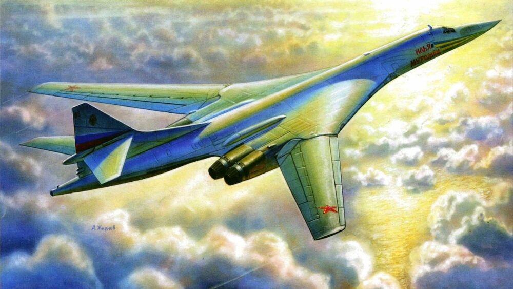 Обои для рабочего стола Ту-160 — сверхзвуковой стратегический бомбардировщик-ракетоносец