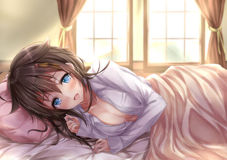 Обои на рабочий стол Shigure / Сигурэ, персонаж из аниме Kantai Collection: KanColl