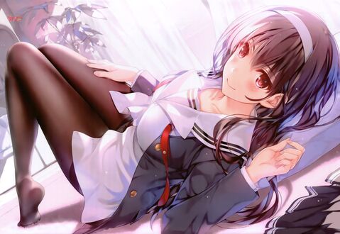 Обои на рабочий стол Utaha Kasumigaoka / Утаха Касумигаока из аниме Saenai Heroine no Sodatekata / Как воспитать героиню из обычной девушки