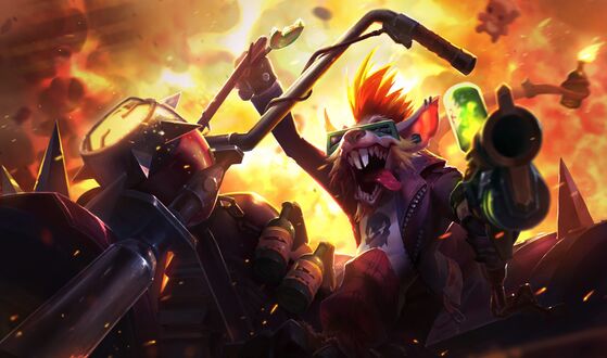 Обои на рабочий стол Twitch / Твич из игры League of Legends, by Kan Liu