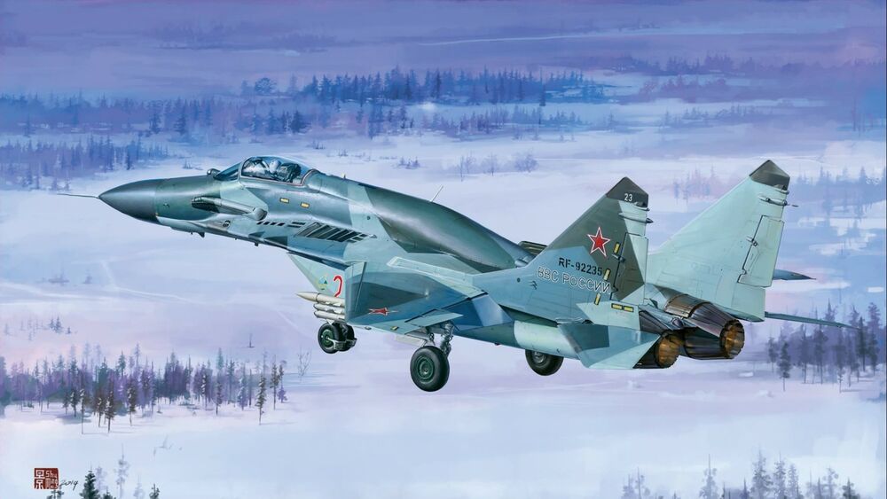 Обои для рабочего стола МиГ-29 — советский многоцелевой истребитель на взлете