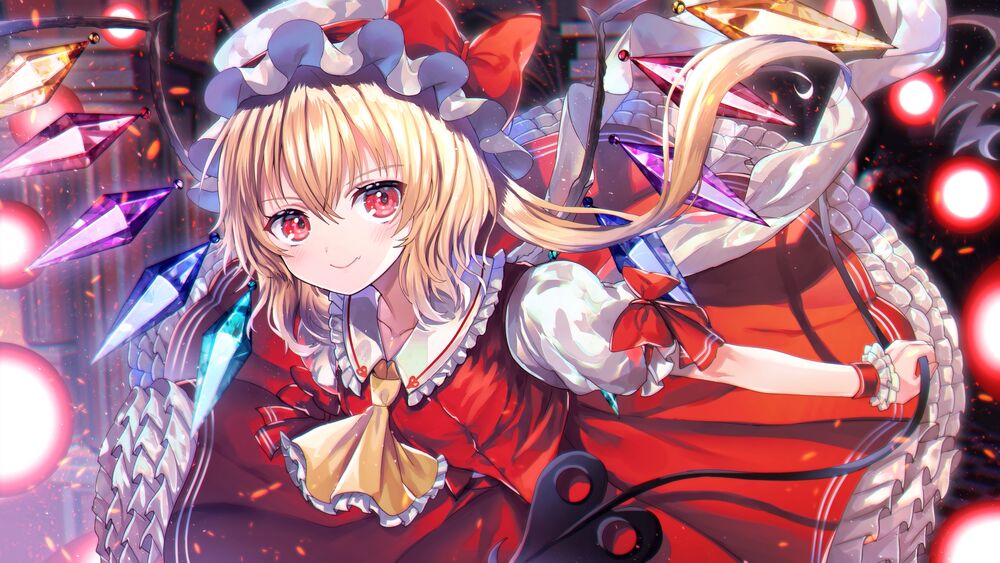 Обои для рабочего стола Flandre Scarlet / Фландр Скарлет из Тохо / Touhou Project