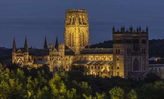 Обои на рабочий стол Кафедральный собор Дарем / Durham Cathedral в Англии, фотограф Alan