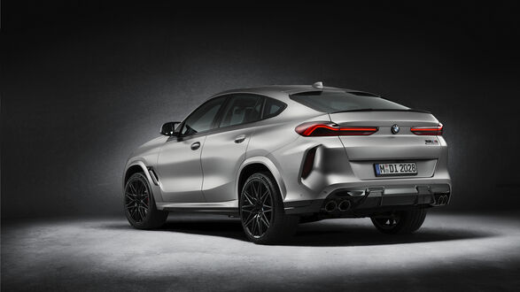 Обои на рабочий стол Серый Bmw X6m competition first edition сзади