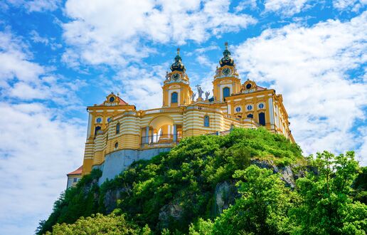Обои на рабочий стол Бенедиктинский монастырь в Мельке, Австрия / Melk Abbey, Austria, by Leonhard Niederwimmer
