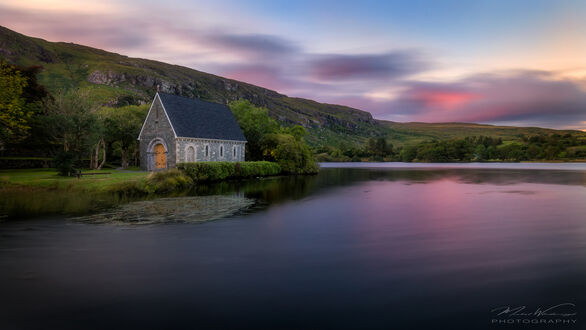Обои на рабочий стол Gougane Barra, Co. Cork, Ireland / Национальный лесной парк Гугане Барра, Ирландия, фотограф Włodarczyk Michał