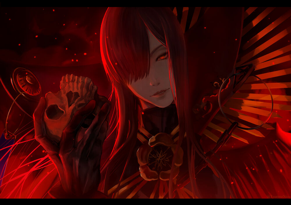 Обои для рабочего стола Majin Archer / Демон Арчер / Maou Nobunaga / Мао Набунага из игры Fate / Grand Order / Судьба / Великий приказ