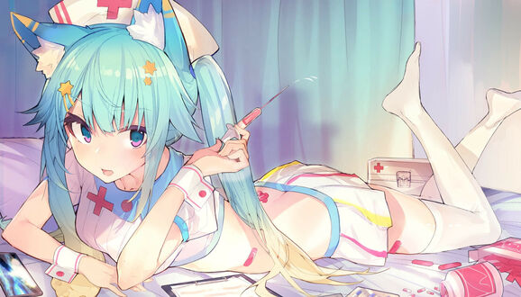 Обои на рабочий стол Vocaloid / Вокалоид Hatsune Miku / Хатсуне Мику / Мику Хацунэ