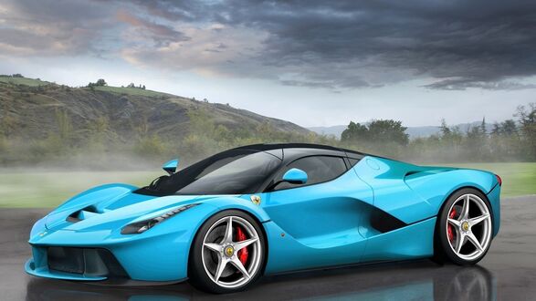 Обои на рабочий стол LaFerrari / Гибридный автомобиль / Гибридный гиперкар итальянской фирмы Ferrari