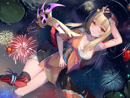Обои на рабочий стол Yoimiya / Еимия из игры Genshin Impact
