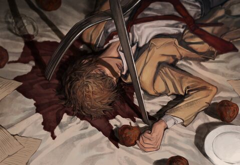 Обои на рабочий стол Лайт Ягами / Light Yagami из аниме Тетрадь смерти / Death Note