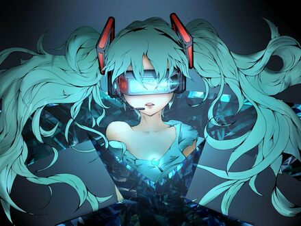 Обои на рабочий стол Vocaloid Hatsune Miku / Вокалоид Хатсунэ Мику