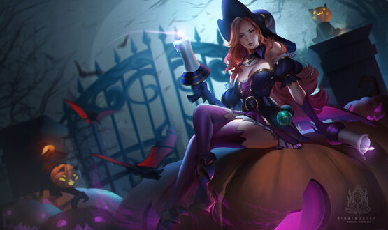 Обои на рабочий стол Miss Fortune / Мисс Фортуна из игры League of Legends / Лига Легенд, by RinRinDaishi