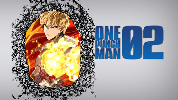 Обои на рабочий стол Генос / Genos из аниме Ванпанчмен / One Punch Man