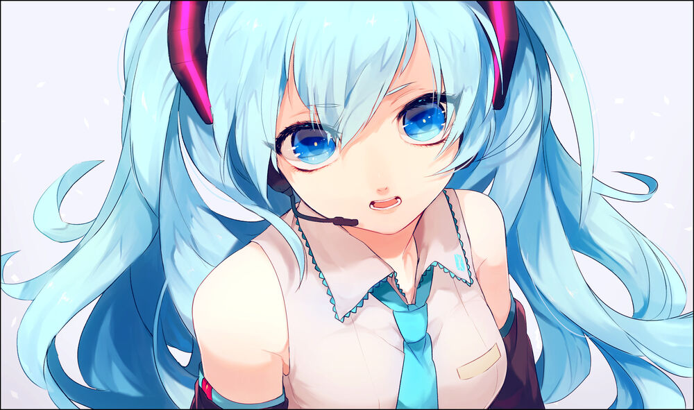 Обои для рабочего стола Vocaloid / Вокалоид Hatsune Miku / Хатсуне Мику / Мику Хацунэ
