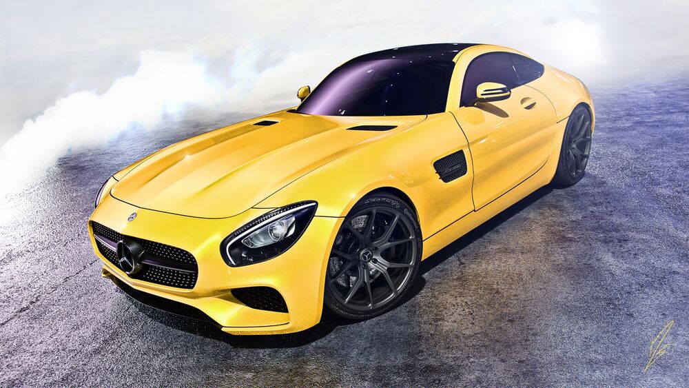Обои для рабочего стола Спортивный автомобиль / Mercedes-AMG GT/