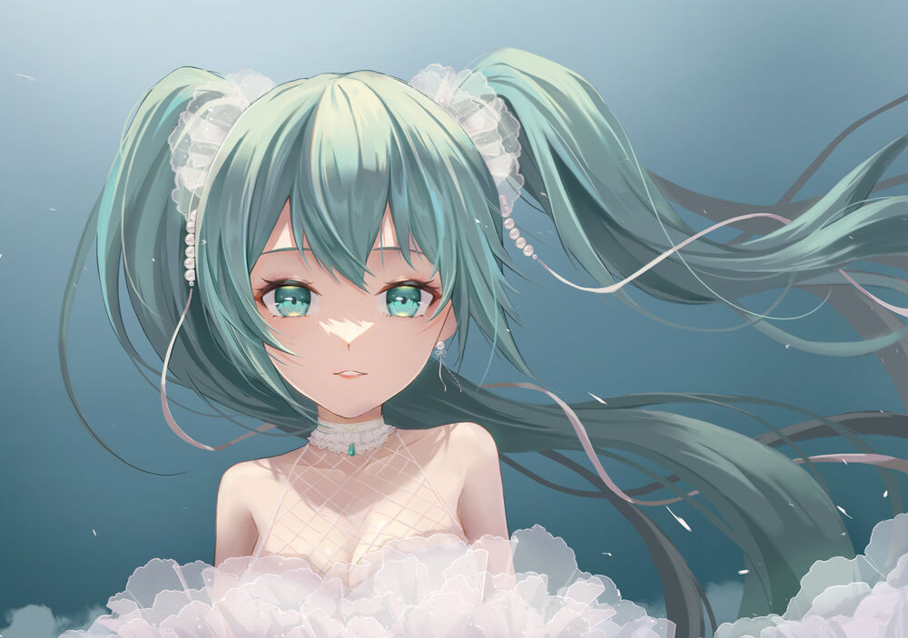 Обои для рабочего стола Vocaloid / Вокалоид Hatsune Miku / Хатсуне Мику / Мику Хацунэ