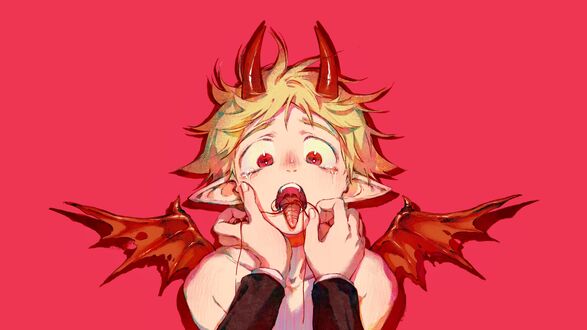 Обои на рабочий стол Imp Tweek / Имп Твик / Tweek Tweak / Твик Твик из игры South Park: Phone Destroyer и мультсериала South Park / Южный Парк