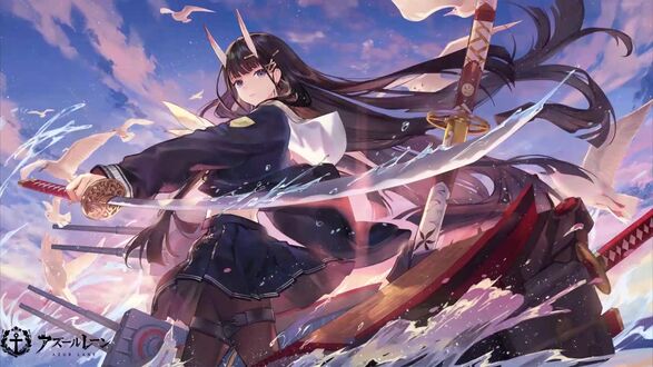 Обои на рабочий стол Noshiro / Ноширо из игры Azur Lane