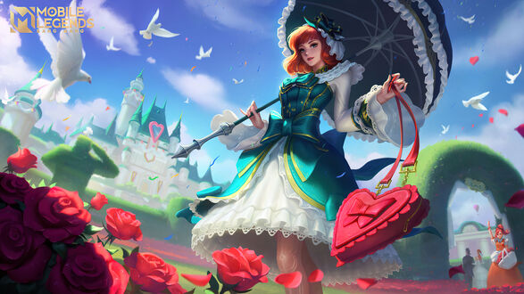 Обои на рабочий стол Kagura / Кагура из игры Mobile Legends: Bang Bang!