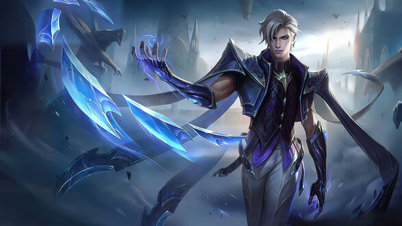 Обои на рабочий стол Aamon / Аамон из игры Mobile Legends: Bang Bang!