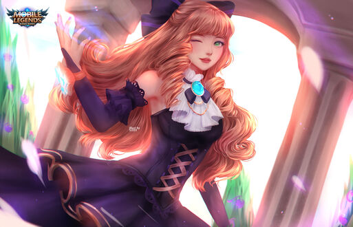 Обои на рабочий стол Guinevere / Гвинерва из игры Mobile Legends: Bang Bang!