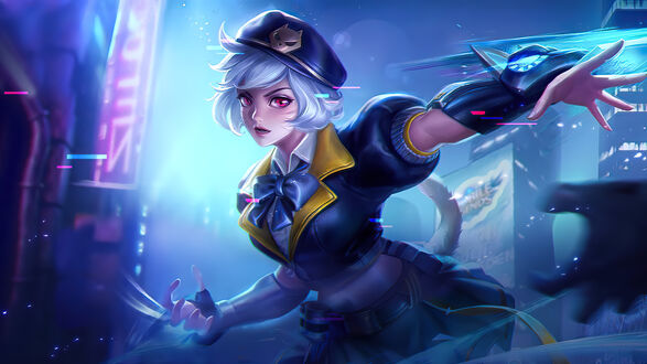 Обои на рабочий стол Wanwan / Ванван из игры Mobile Legends: Bang Bang!