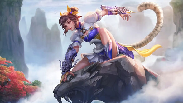Обои на рабочий стол Wanwan / Ванван из игры Mobile Legends: Bang Bang!
