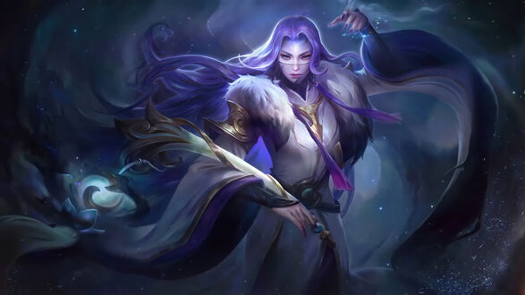 Обои на рабочий стол Luo Yi / Лу Ий из игры Mobile Legends: Bang Bang!