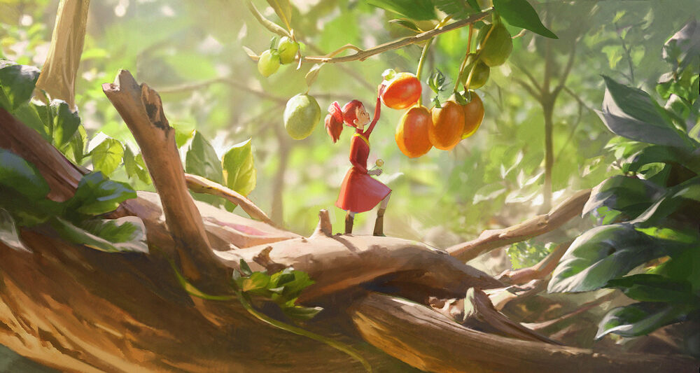 Обои для рабочего стола Ариэтти / Arrietty из аниме Ариэтти из страны лилипутов / Karigurashi no Arrietty