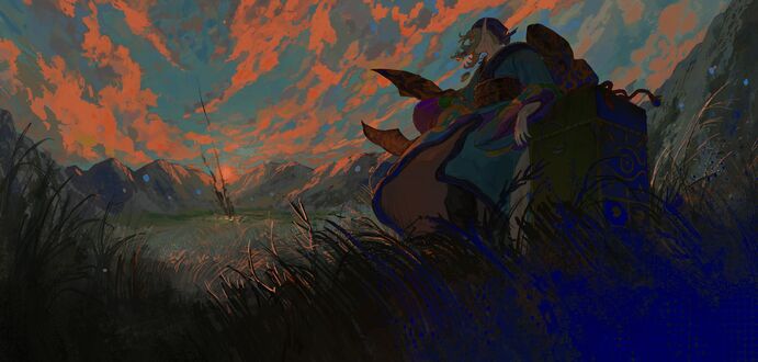 Обои на рабочий стол Аптекарь / Kusuriuri из аниме Мононокэ / Mononoke