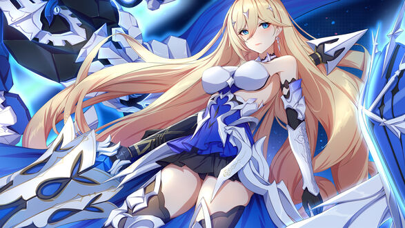 Обои на рабочий стол Bianka Durandal Ataegina персонаж из мобильной игры Honkai Impact / Benghuai Xueyuan