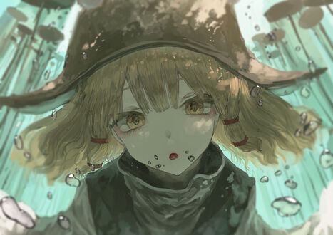Обои на рабочий стол Сувако Мория / Suwako Moriya из игры и аниме Проект Восток / Touhou Project